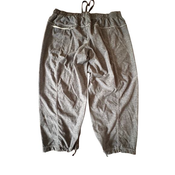 Lululemon Gray Dance Studio Capri Pants Women’s Size 10 Drawstring - Picture 4 of 5